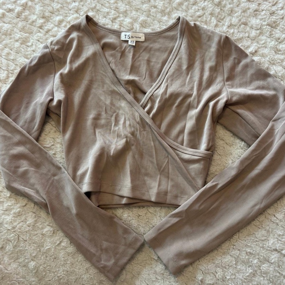 Crossover Long Sleeve Top